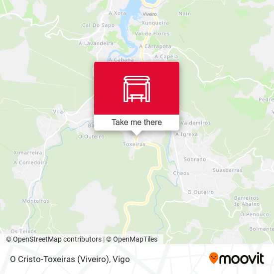 O Cristo-Toxeiras (Viveiro) map