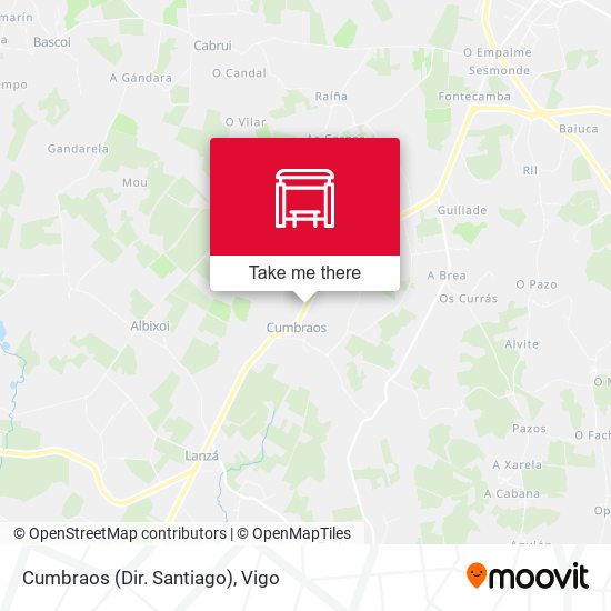 Cumbraos (Dir. Santiago) map