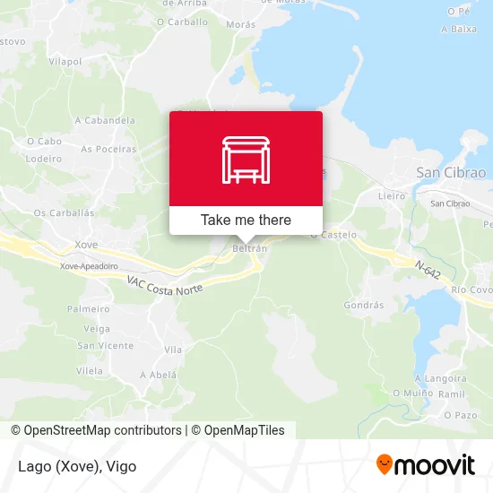 Lago (Xove) map