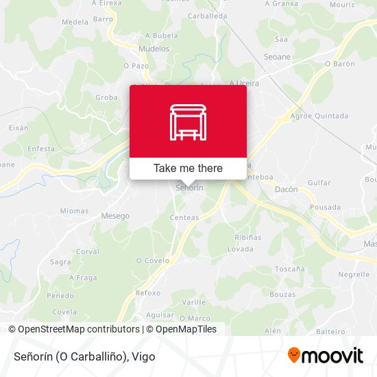 Señorín (O Carballiño) map
