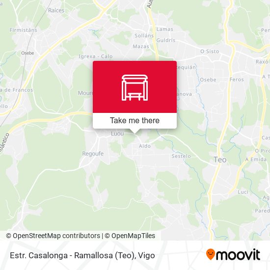 Estr. Casalonga - Ramallosa (Teo) map