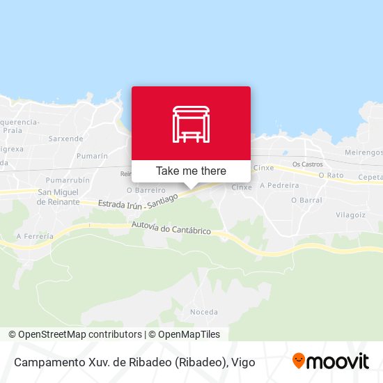 Campamento Xuv. de Ribadeo map