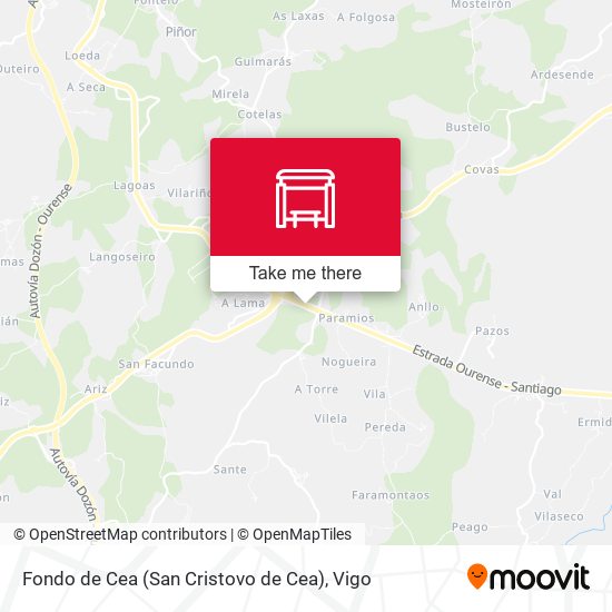 Fondo de Cea (San Cristovo de Cea) map
