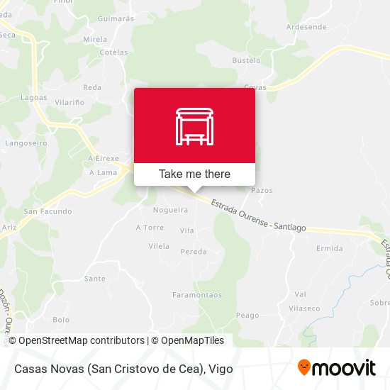 Casas Novas (San Cristovo de Cea) map