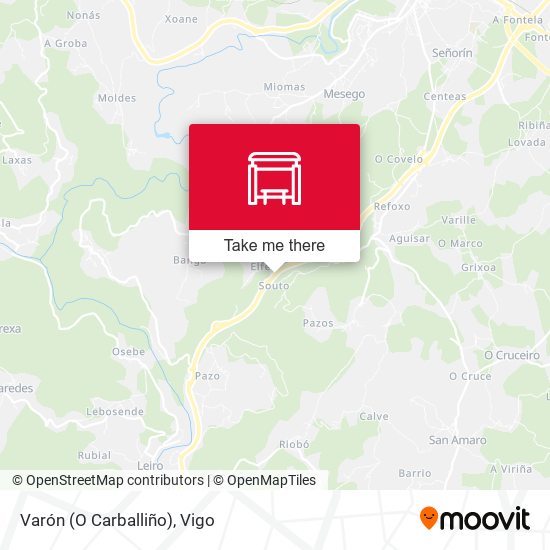 Varón (O Carballiño) map