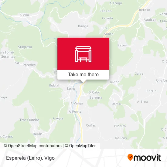 Esperela (Leiro) map