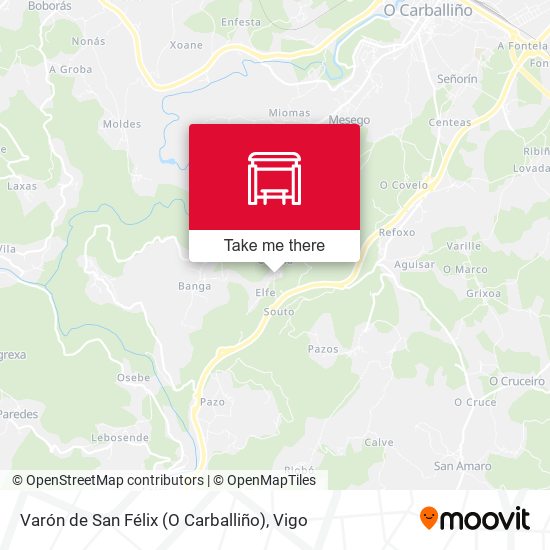 Varón de San Félix (O Carballiño) map