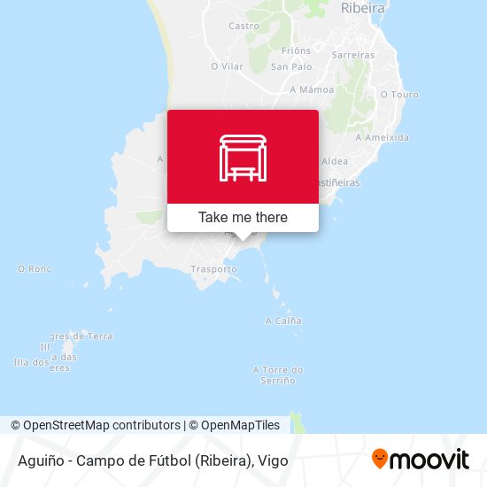 Aguiño - Campo de Fútbol (Ribeira) map