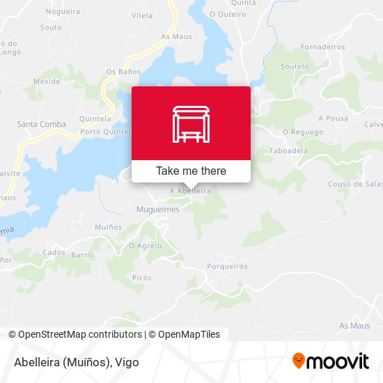 Abelleira (Muíños) map