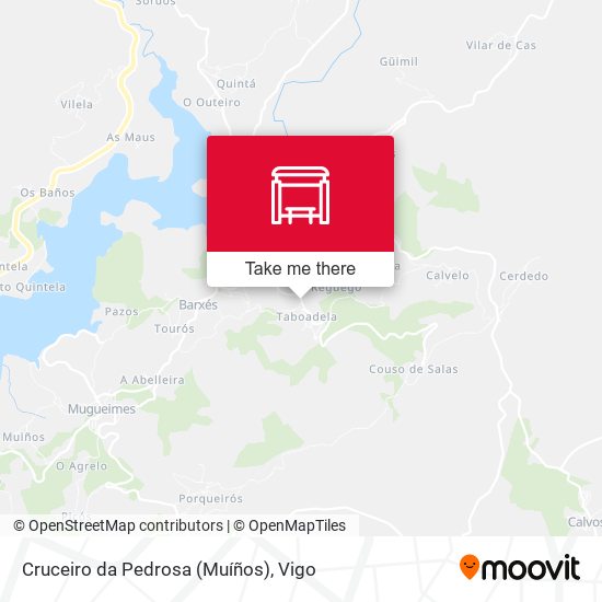 Cruceiro da Pedrosa (Muíños) map