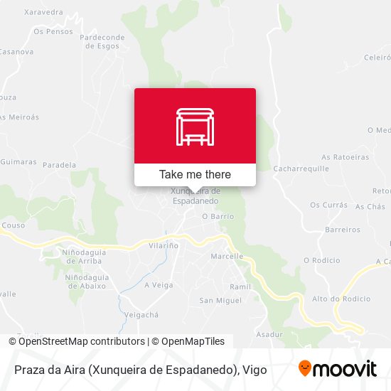 Praza da Aira (Xunqueira de Espadanedo) map