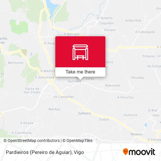 Pardieiros (Pereiro de Aguiar) map