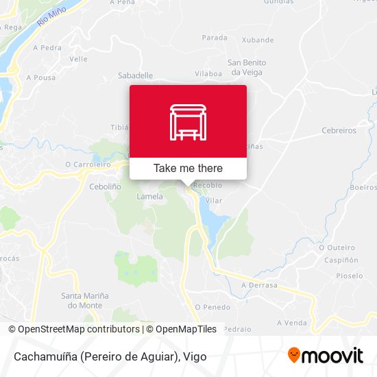Cachamuíña (Pereiro de Aguiar) map