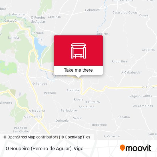 O Roupeiro (Pereiro de Aguiar) map