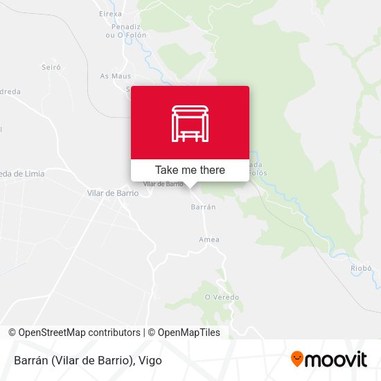Barrán (Vilar de Barrio) map