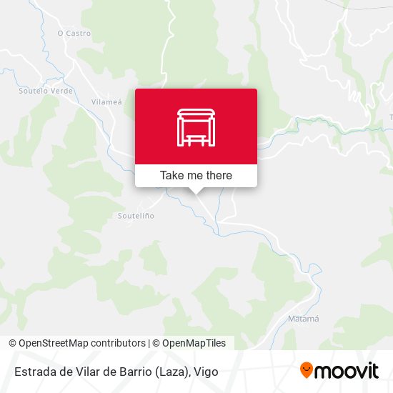 Estrada de Vilar de Barrio (Laza) map