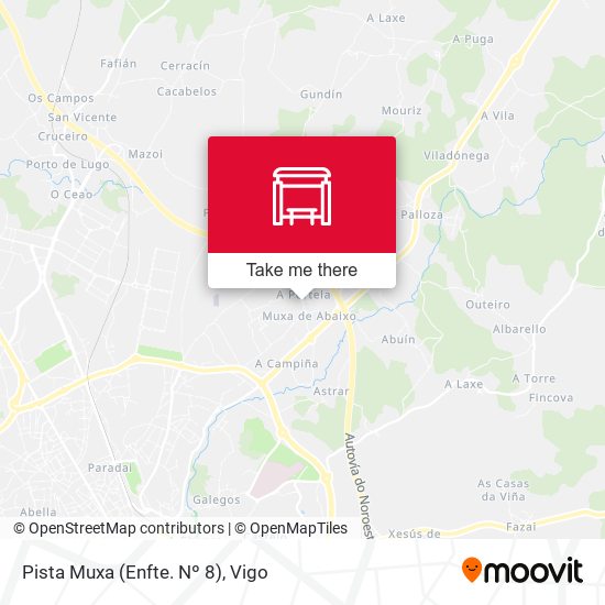 Pista Muxa (Enfte. Nº 8) map