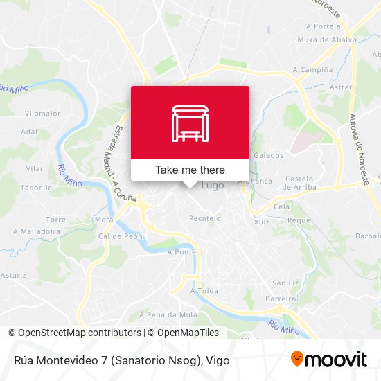 Rúa Montevideo 7 (Sanatorio Nsog) map