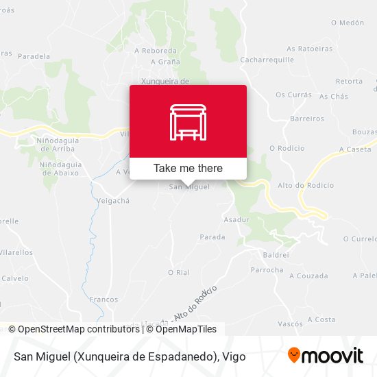 San Miguel (Xunqueira de Espadanedo) map