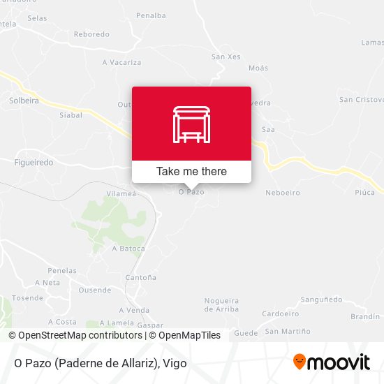 O Pazo (Paderne de Allariz) map