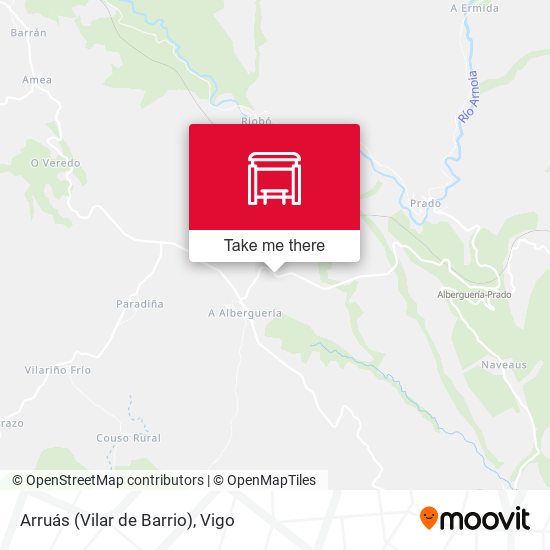 Arruás (Vilar de Barrio) map