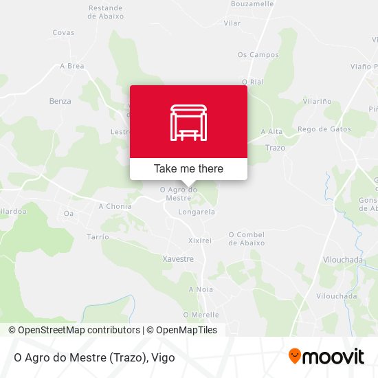 O Agro do Mestre (Trazo) map