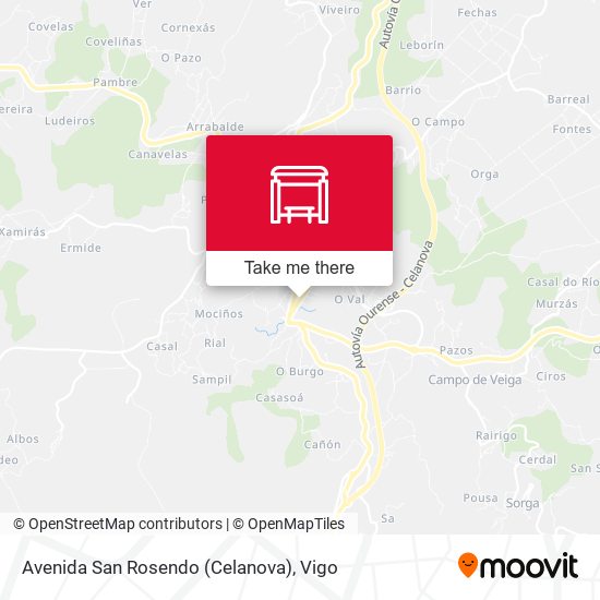 Avenida San Rosendo (Celanova) map