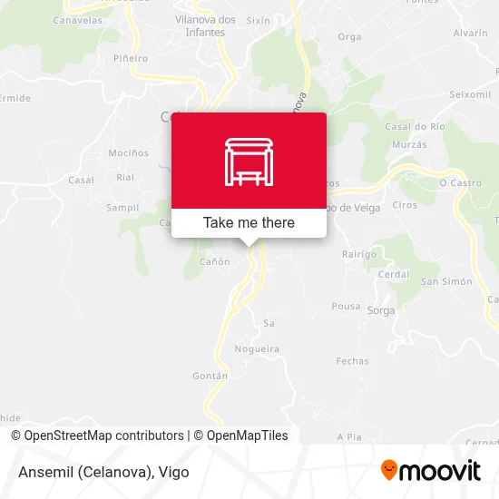 Ansemil (Celanova) map