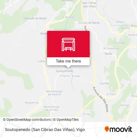 Soutopenedo (San Cibrao Das Viñas) map