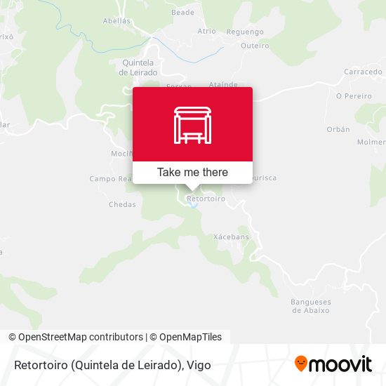 Retortoiro (Quintela de Leirado) map