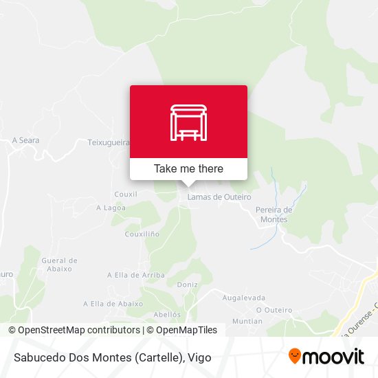 Sabucedo Dos Montes (Cartelle) map