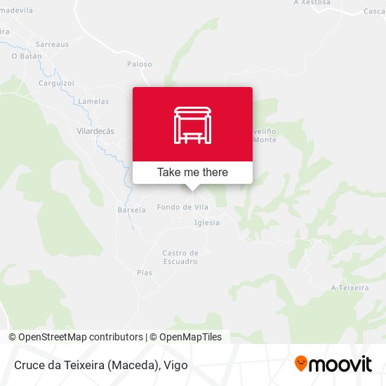 Cruce da Teixeira (Maceda) map