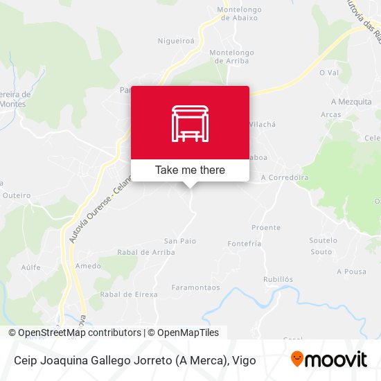 Ceip Joaquina Gallego Jorreto (A Merca) map
