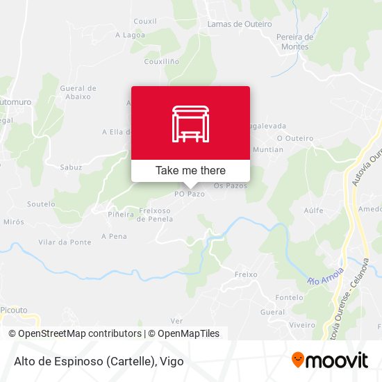 Alto de Espinoso (Cartelle) map