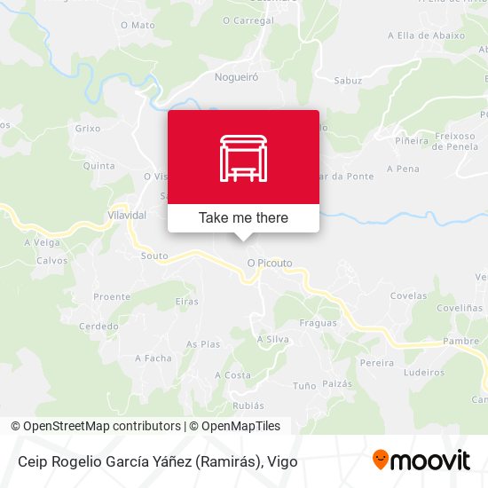 Ceip Rogelio García Yáñez (Ramirás) map