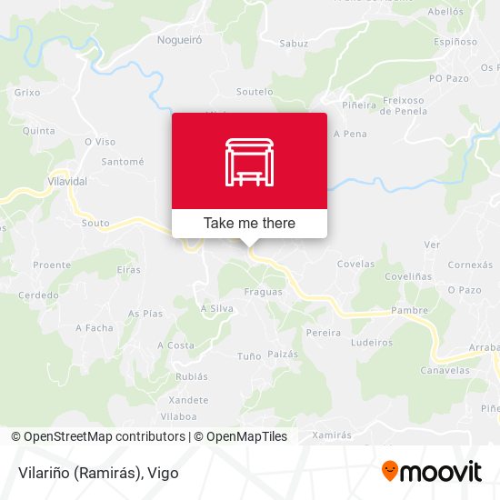 Vilariño (Ramirás) map