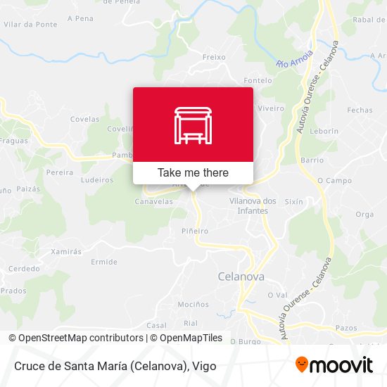 Cruce de Santa María (Celanova) map