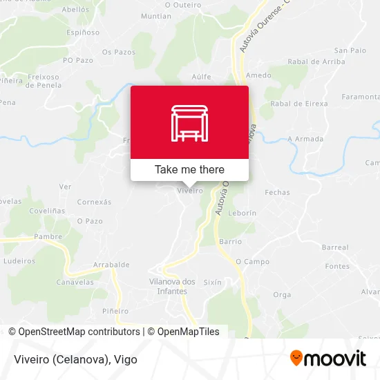 Viveiro (Celanova) map
