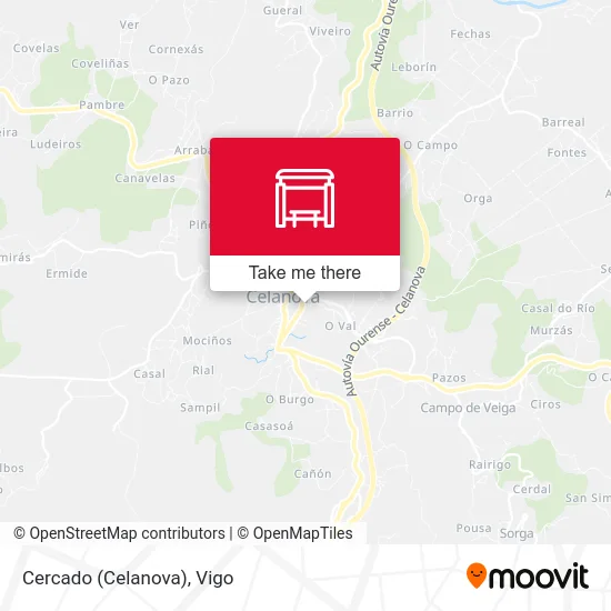 Cercado (Celanova) map
