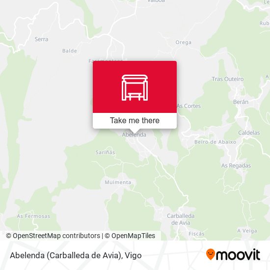 mapa Abelenda (Carballeda de Avia)