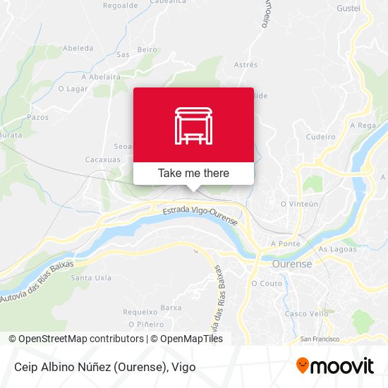 Ceip Albino Núñez (Ourense) map