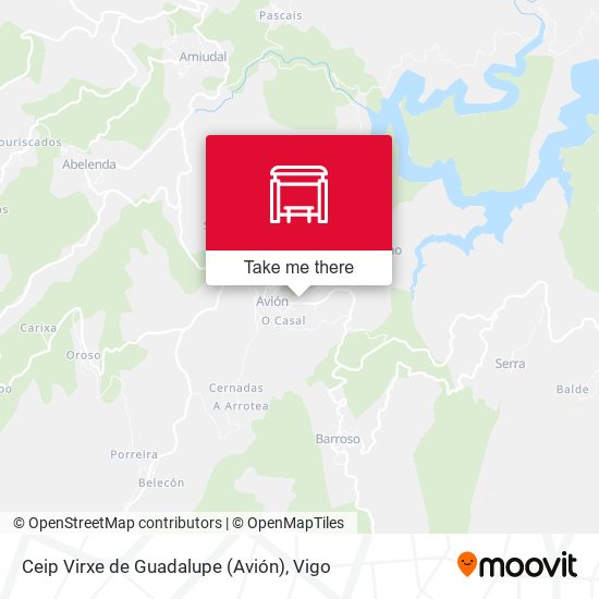 Ceip Virxe de Guadalupe (Avión) map