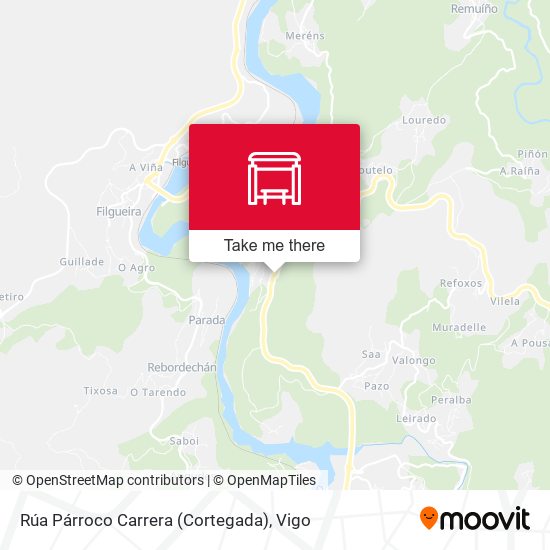 Rúa Párroco Carrera (Cortegada) map