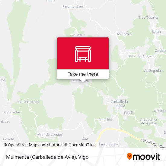 Muimenta (Carballeda de Avia) map