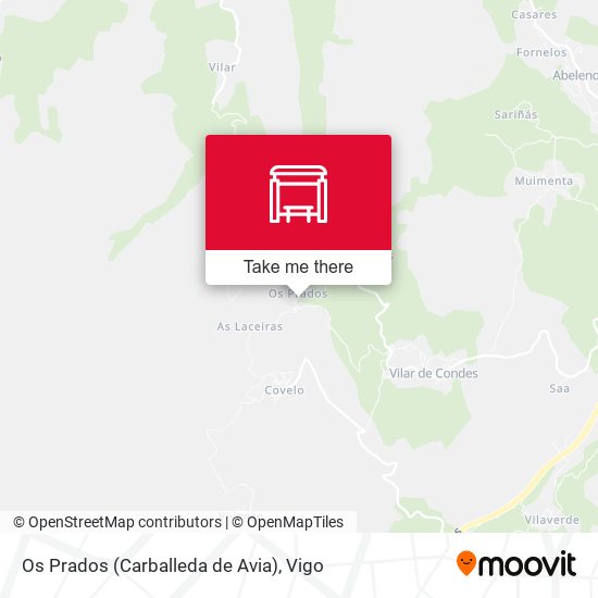 Os Prados (Carballeda de Avia) map