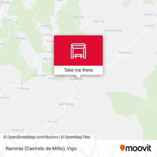 Ramirás (Castrelo de Miño) map