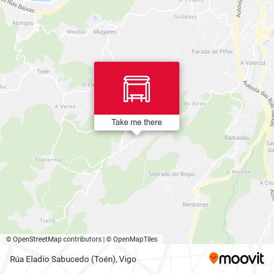 Rúa Eladio Sabucedo (Toén) map