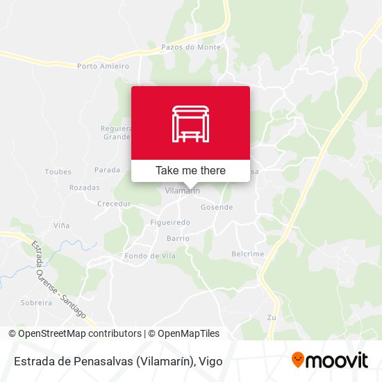 Estrada de Penasalvas (Vilamarín) map