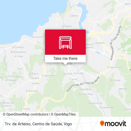 Trv. de Arteixo, Centro de Saúde map