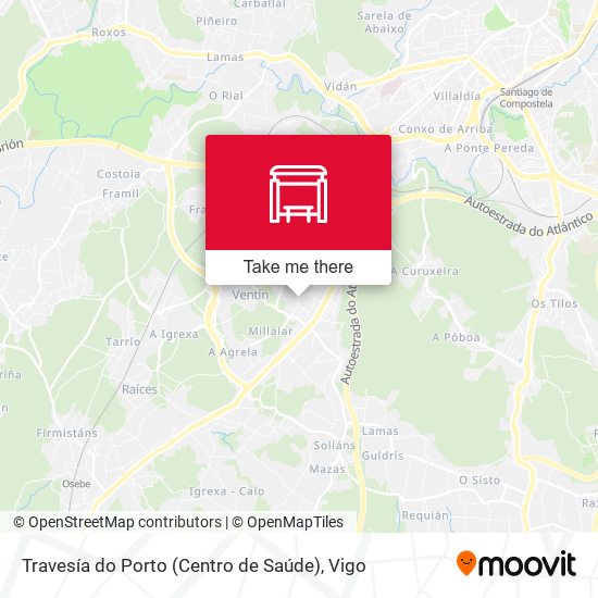 Travesía do Porto (Centro de Saúde) map